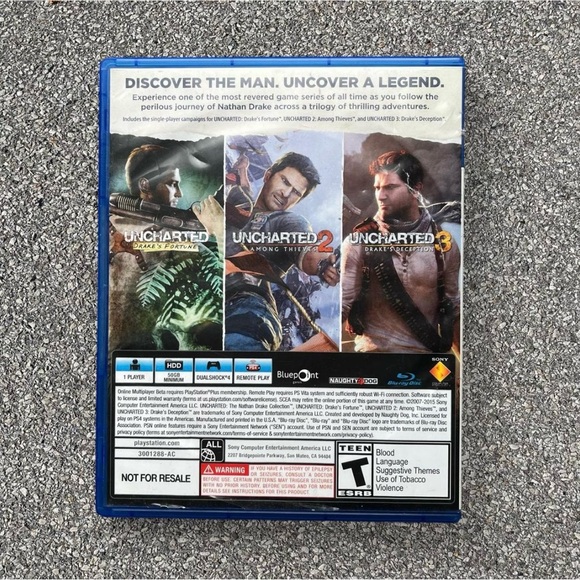 Sony PS4 Uncharted NATHAN DRAKE Collection - TESTED - Picture 3 of 3